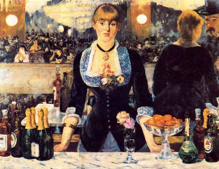 Manet- Un Bar aux Folies-Bergère, 1881-1882, Londres, Courtauld Institute of Art