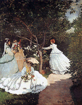 Femmes au jardin, 1866