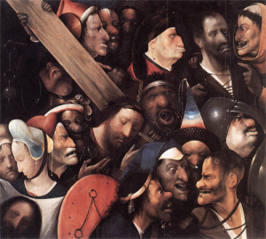 Jérôme Bosch, "Le Portement de Croix", vers 1505- 1510