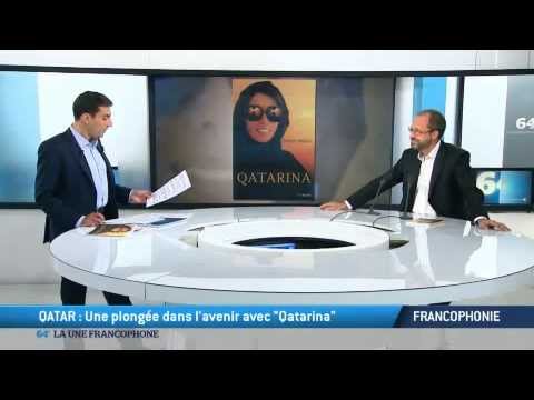 Gabriel Malika sur le plateau de France 24 pour présenter "Qatarina"
